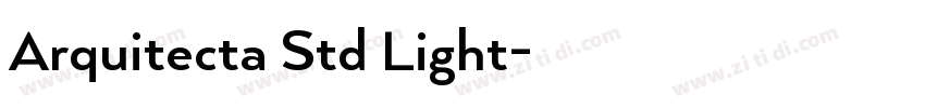 Arquitecta Std Light字体转换